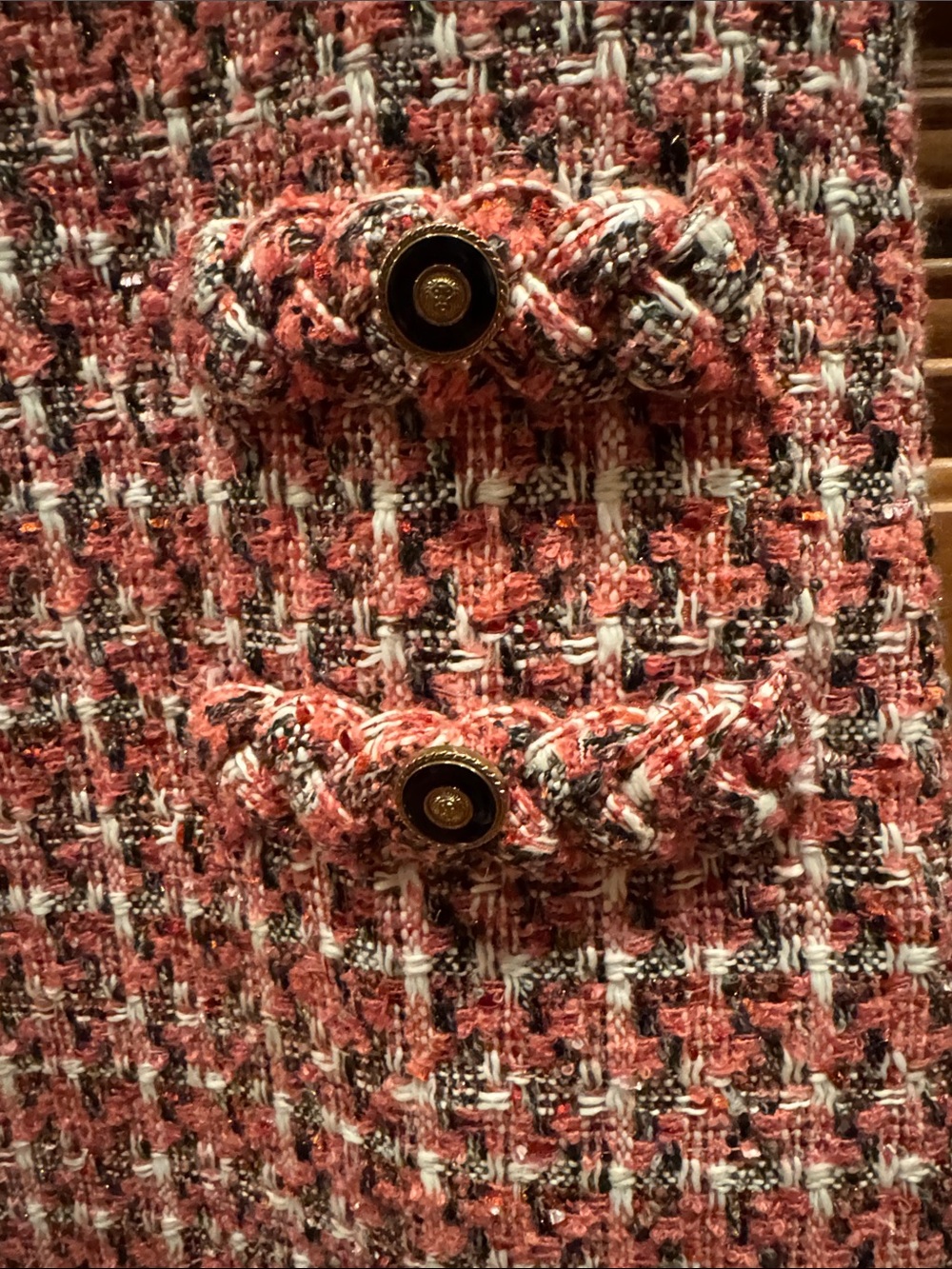 Tuckernuck Pink Tweed Short-Sleeve Pocket—Jackie Dress - Picture 5 of 9